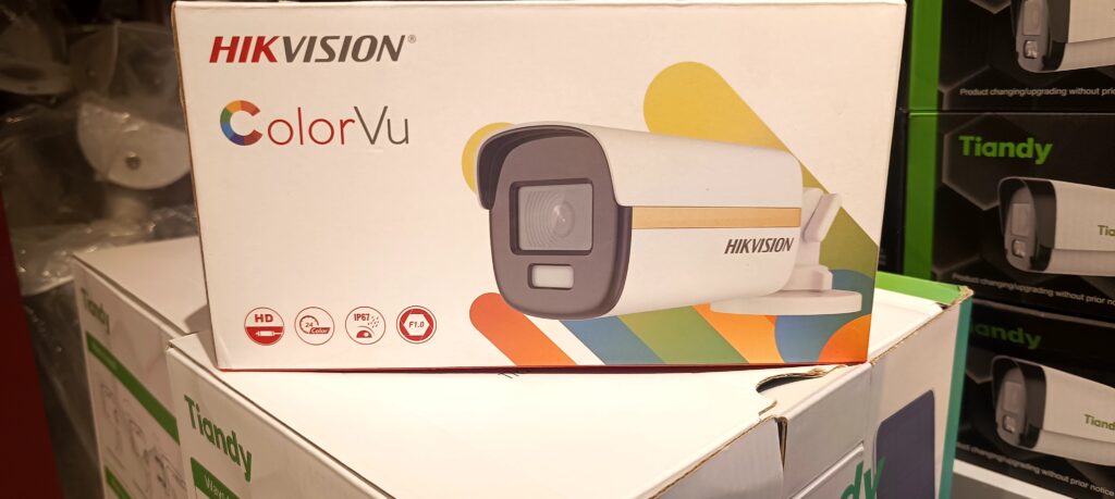 كاميرا مراقبة Hikvision ColorVu 2MP Bullet عدسة 3.6mm موديل DS-2CE12DF3T-F