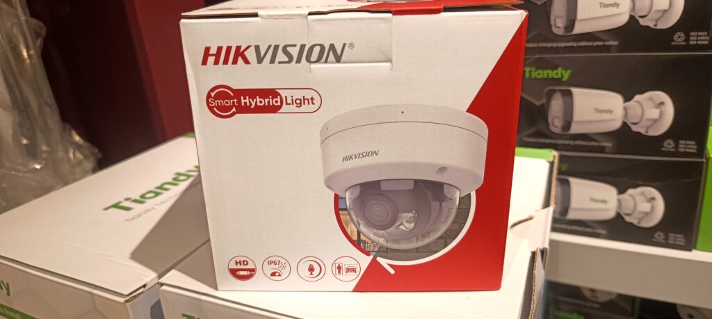 كاميرا Hikvision IP 6MP Smart Hybrid Light Dome Audio - DS-2CD1163G2-LIU 2.8mm